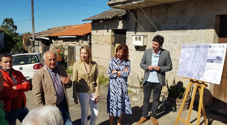 Seneamento en Corneda grazas ao Fondo de Compensación Ambiental