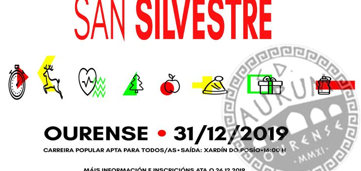 Ourense despedirá o ano a ritmo da San Silvestre