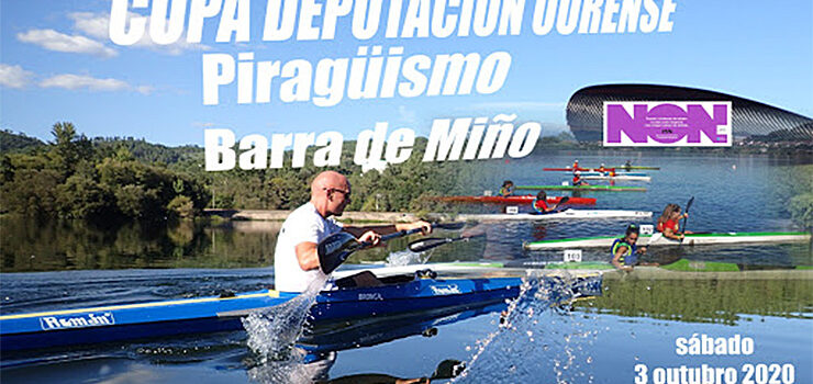 A Copa Deputación de piragüismo celebra a súa segunda regara en Barra de Miño