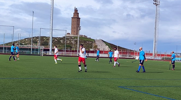 Primeira xornada da liga Galega masculina de hoquei herba