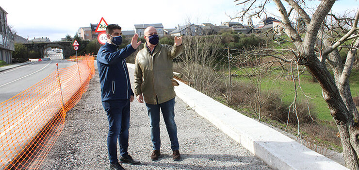 Unha senda peonil facilita o acceso ao AVE na Gudiña