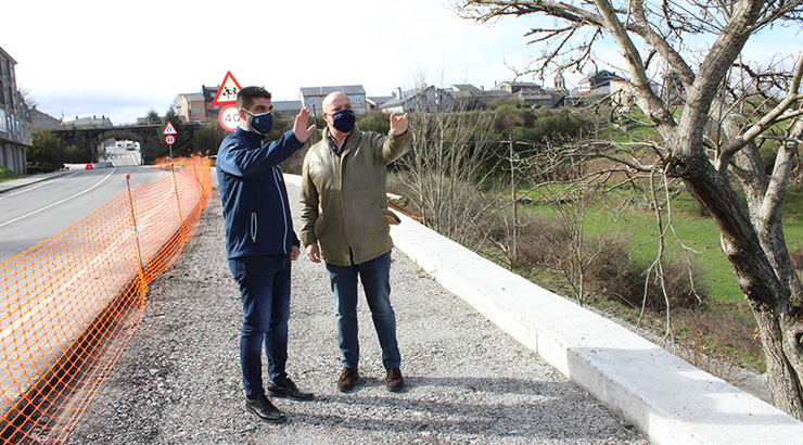 Unha senda peonil facilita o acceso ao AVE na Gudiña