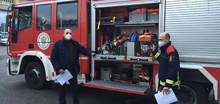 Un novo equipo de excarceración de altas prestacións para o corpo de Bombeiros