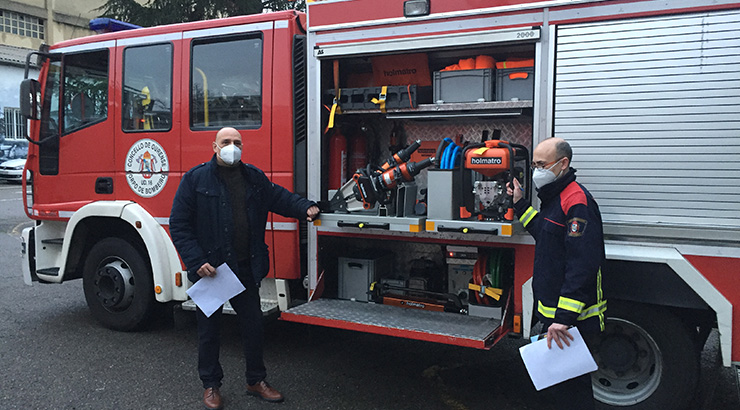 Un novo equipo de excarceración de altas prestacións para o corpo de Bombeiros
