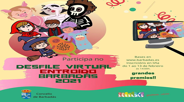 Barbadás celebrará o Desfile do Entroido en formato virtual