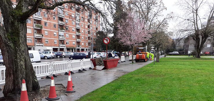 Comezan as obras de conservación e mantemento das beirarrúas