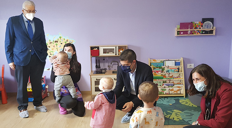 A Xunta habilita un investimento de 2 millóns de euros para a creación de 100 novas prazas en casas niños