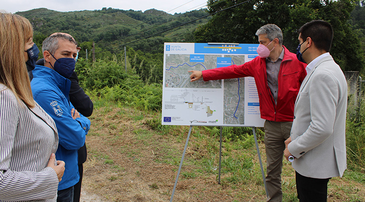 Información pública dos itinerarios peonís e ciclistas de Montealegre e Valdorregueiro
