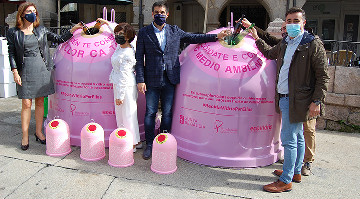 A campaña ‘Recicla Vidro por elas’ chega a Ourense