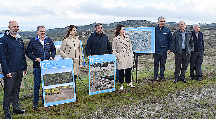 A Xunta recupera en Cualedro 124 hectáreas de terra agraria