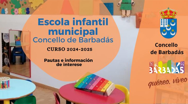 A Escola Infantil de Barbadás abre o prazo de inscrición para o próximo curso