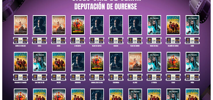 Cine de verán pola provincia