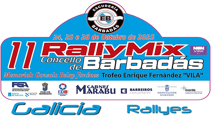 O Rallymix Concello de Barbadás chega á súa undécima edición con récord de participantes O Rallymix Concello de Barbadás chega á súa undécima edición con récord de participantes