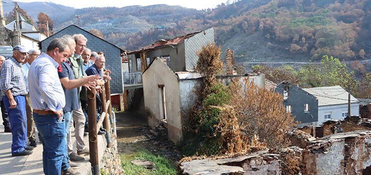 A Xunta asumirá o custo dos traballos de desescombro de San Vicente de Leira