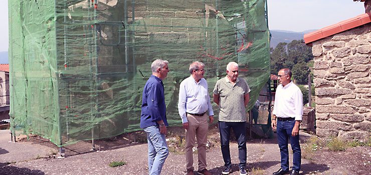 Obras de mellora na capela de San Mauro en Arnoia