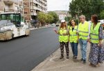 Novo asfaltado na rúa Progreso de Ourense