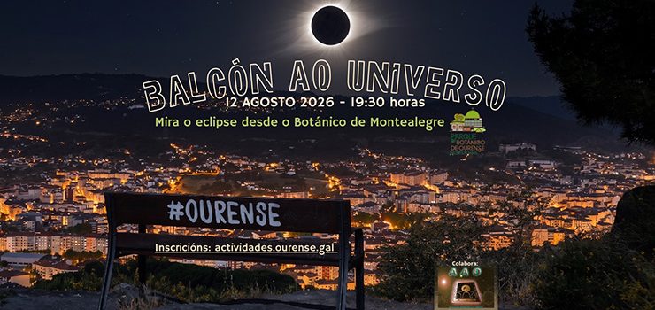 A eclipse, desde o Botánico