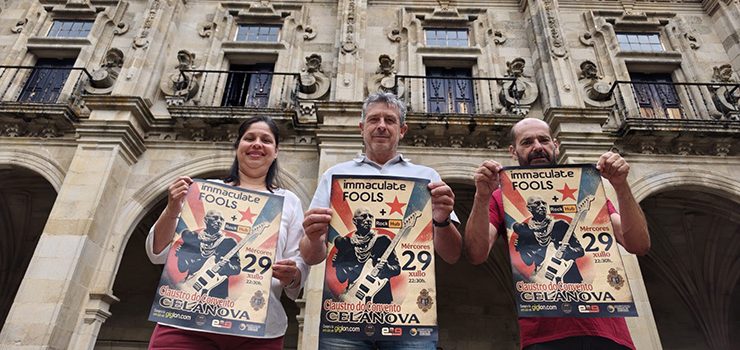 Celanova acollerá o único concertó de Immaculate Fools este verán en Galicia Celanova acollerá o único concertó de Immaculate Fools este verán en Galicia