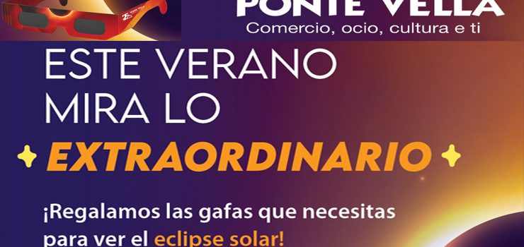 Ponte Vella regala 4.000 gafas homologadas para disfrutar con seguridad del eclipse solar