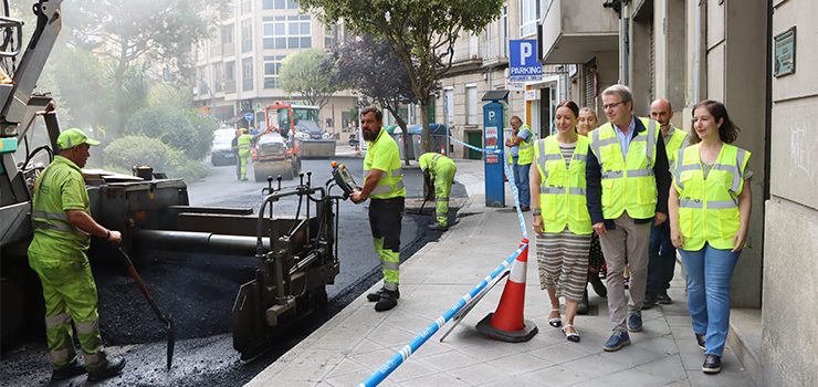 A Xunta avanza nas obras de mellora nas travesías urbanas da cidade de Ourense