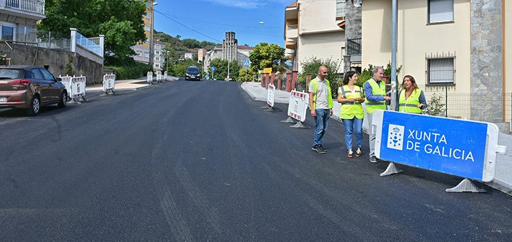 A Xunta mellora a seguridade e accesibilidade da rúa Bispo Lourenzo dentro do seu plan de renovación das travesías de Ourense
