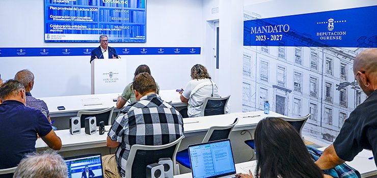 A Deputación aproba 1,3 millóns en axudas e convoca o II Plan provincial de Lectura